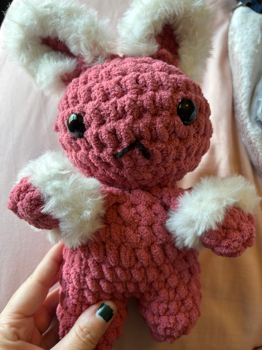 Crochet fuzzy bunny