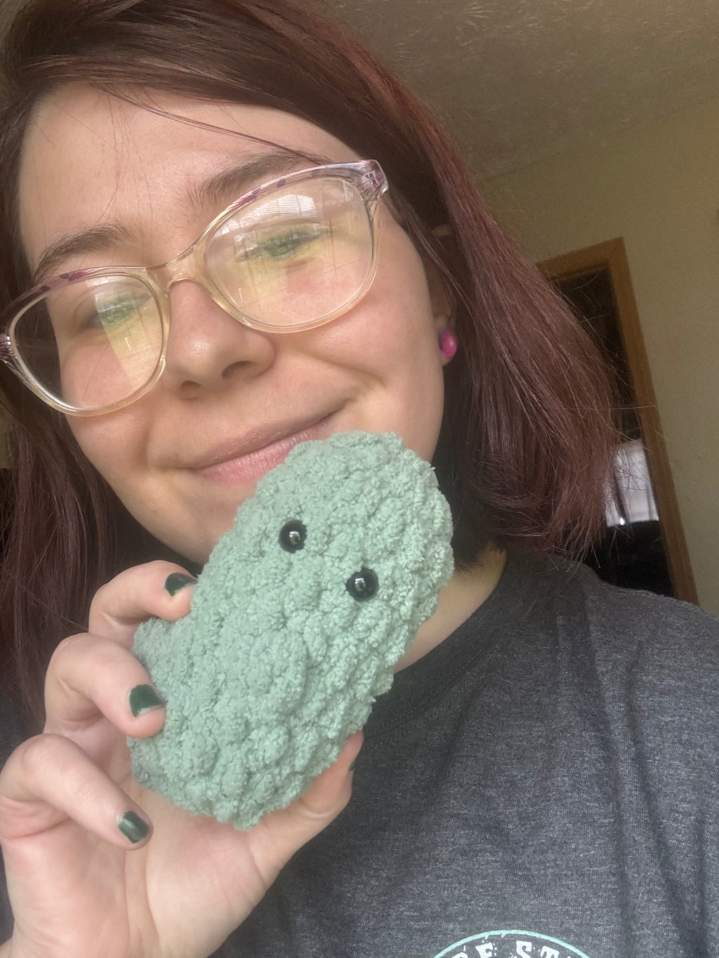 Mini pickle plush