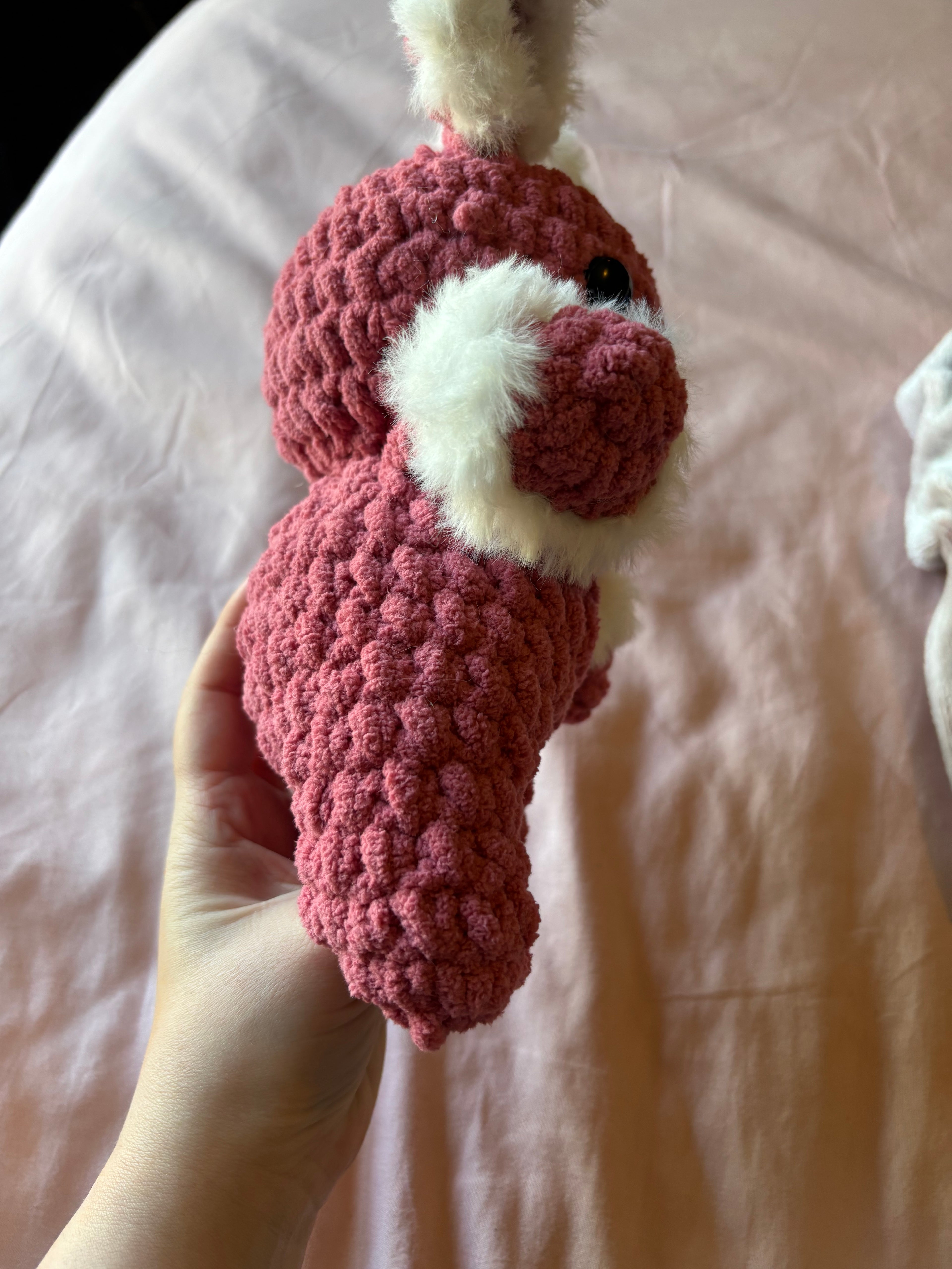 Crochet fuzzy bunny