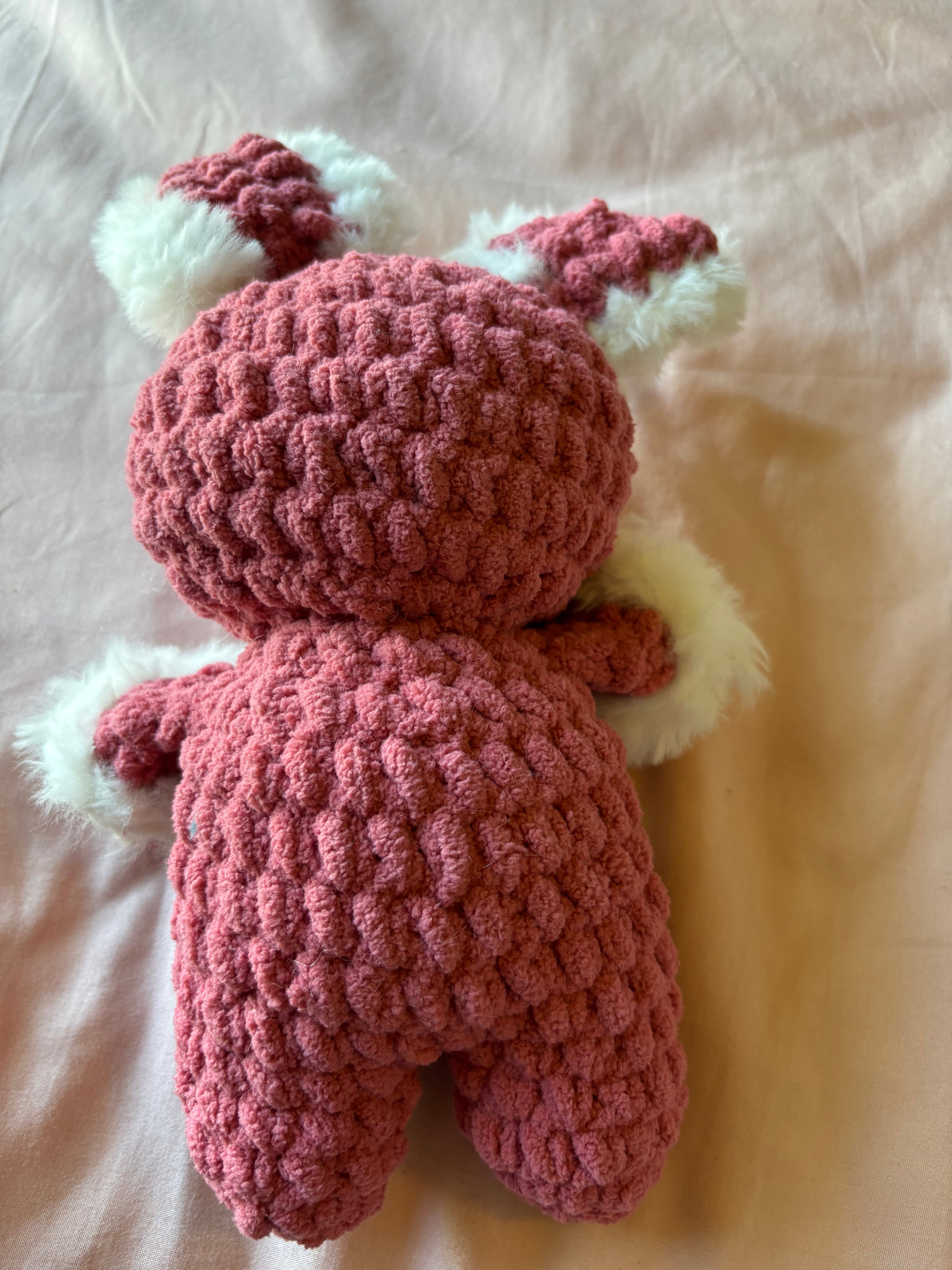 Crochet fuzzy bunny