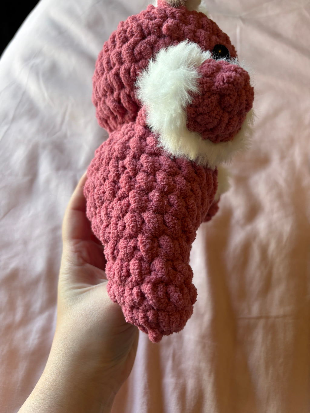 Crochet fuzzy bunny
