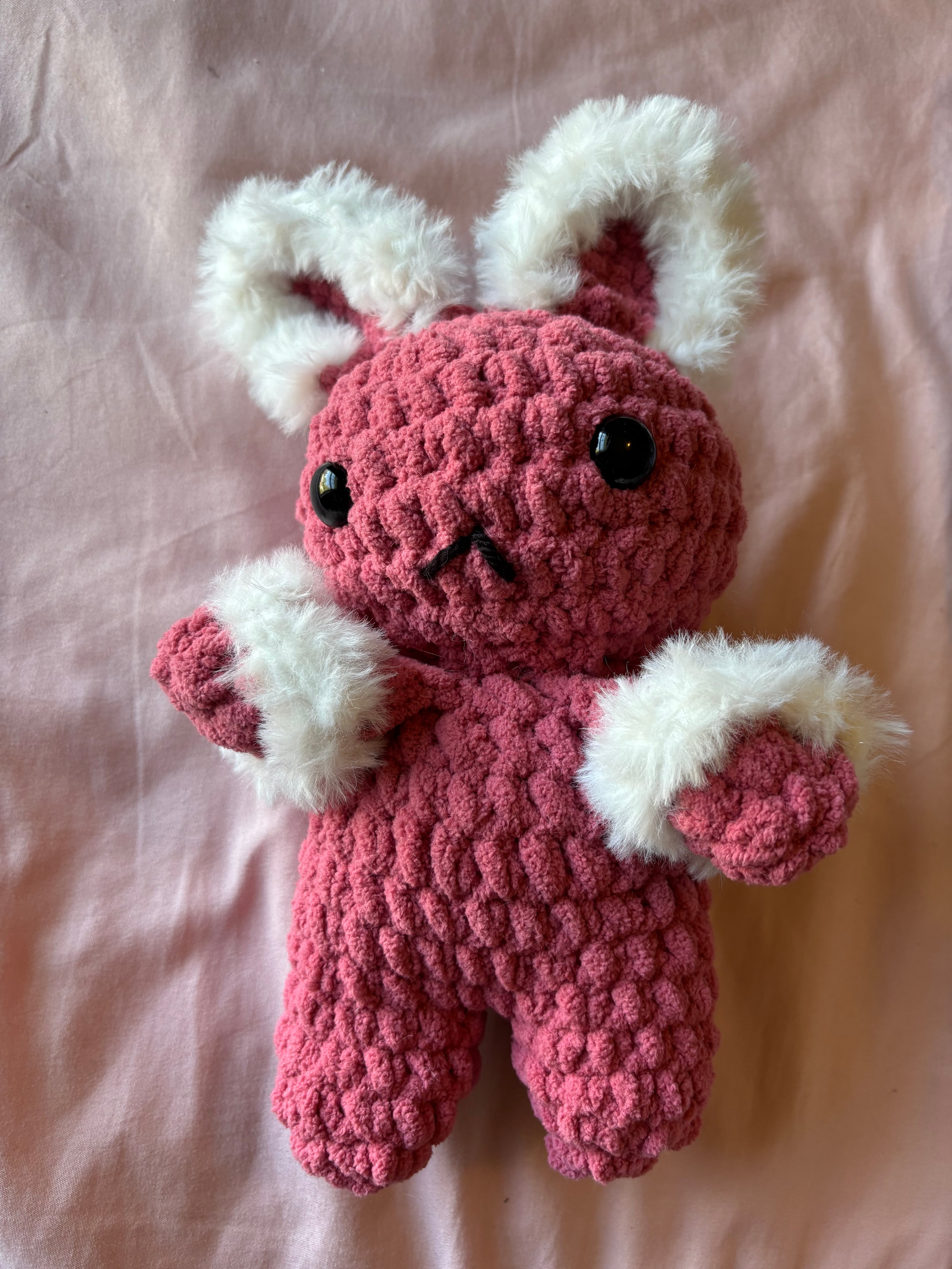 Crochet fuzzy bunny